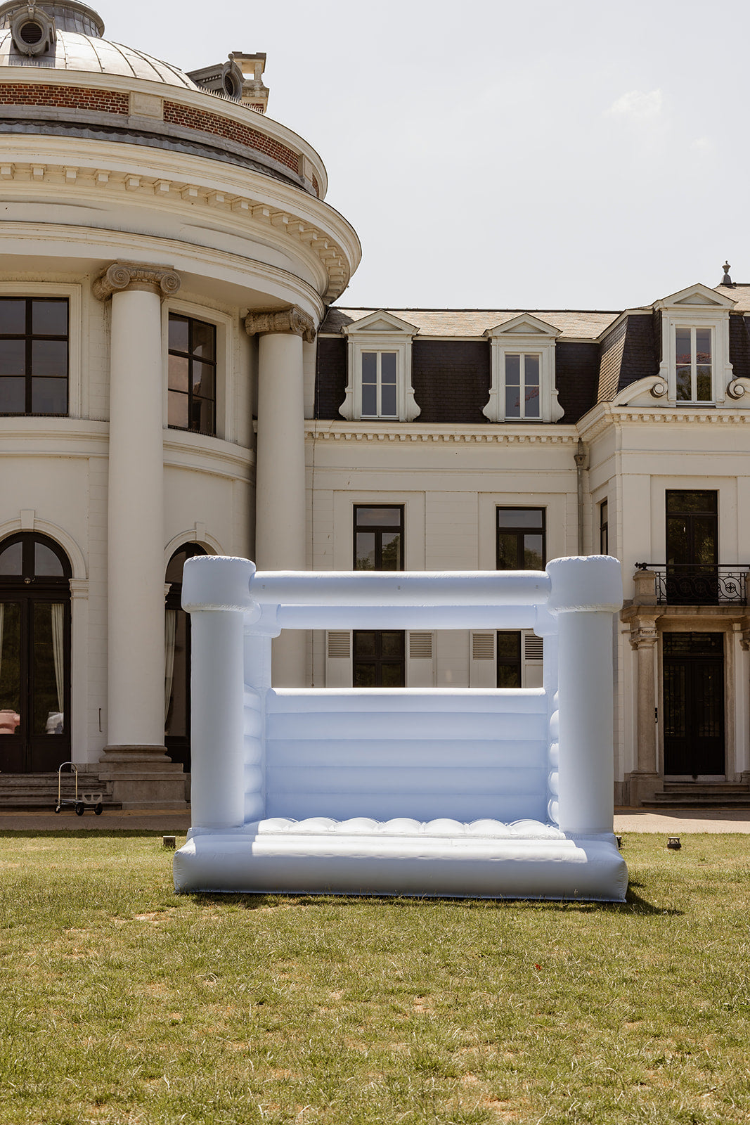 Springkasteel - pastelblauw